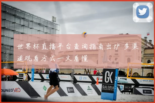 世界杯直播平台查询指南出炉 多渠道观看方式一文看懂